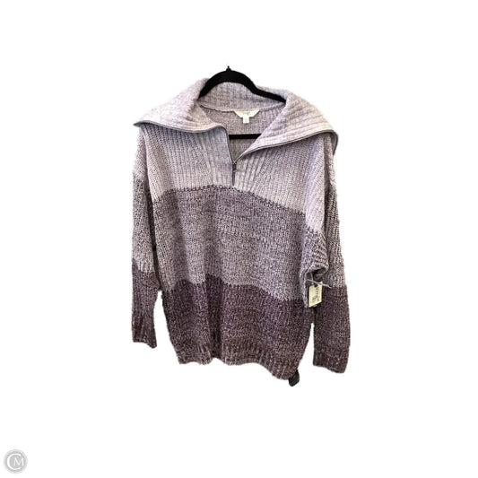 Sweater By Terra & Sky In Purple, Size: 1x