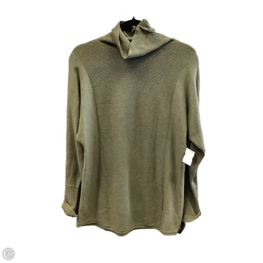 Top Long Sleeve By Croft And Barrow In Green, Size: M