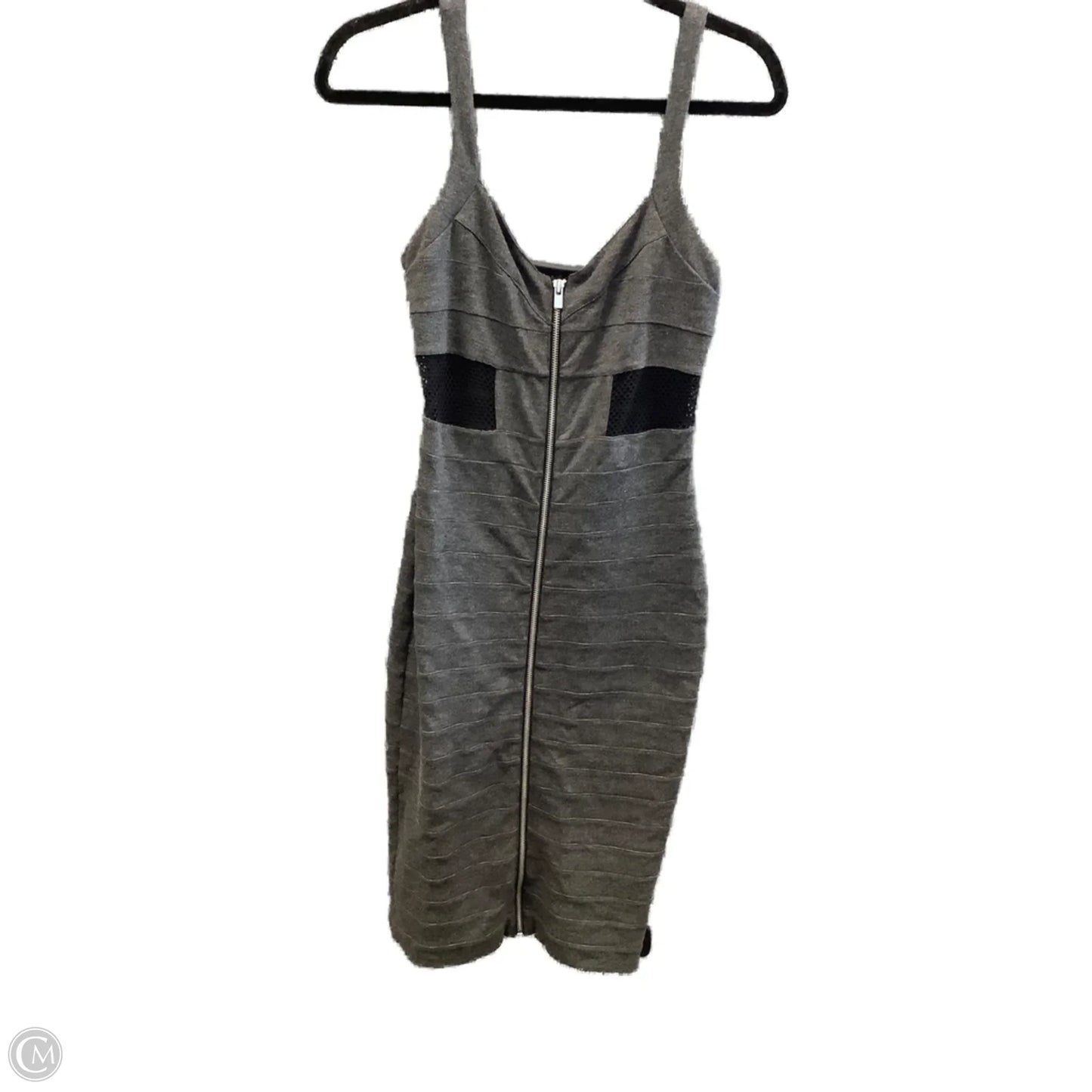 Dress Casual Midi By Express In Grey, Size: S