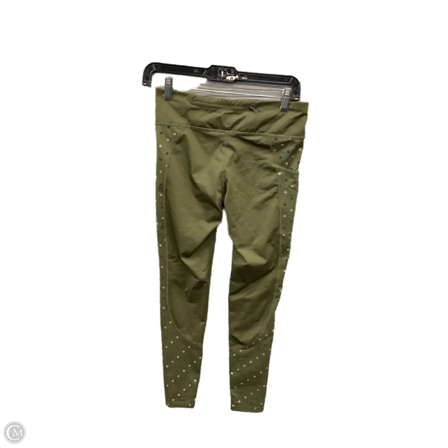 Athletic Leggings By Nike Apparel In Green, Size: S