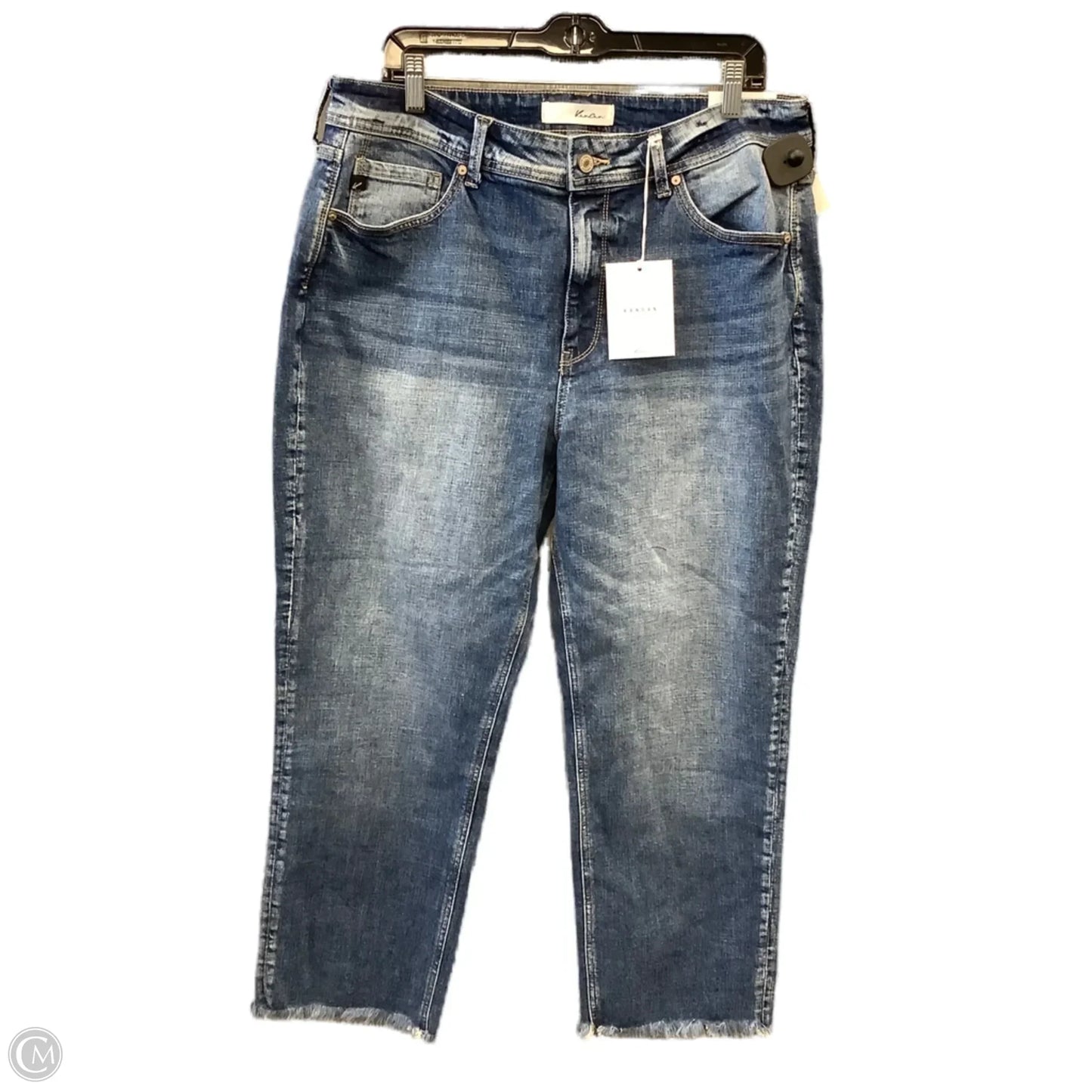 Jeans Straight By Kancan In Blue Denim, Size: 16