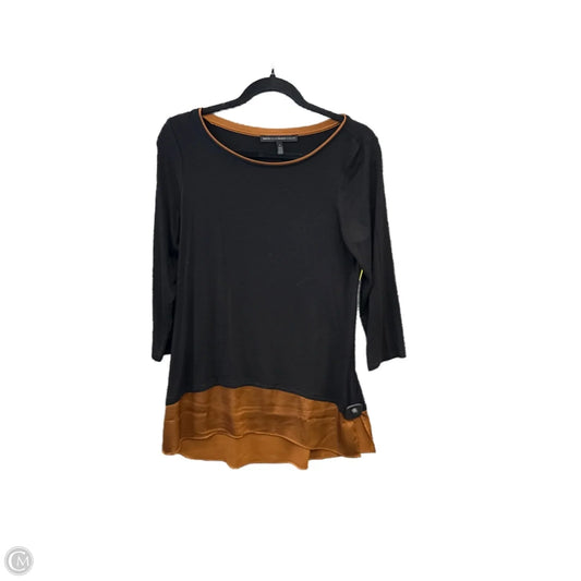 Top Long Sleeve By White House Black Market In Black, Size: S