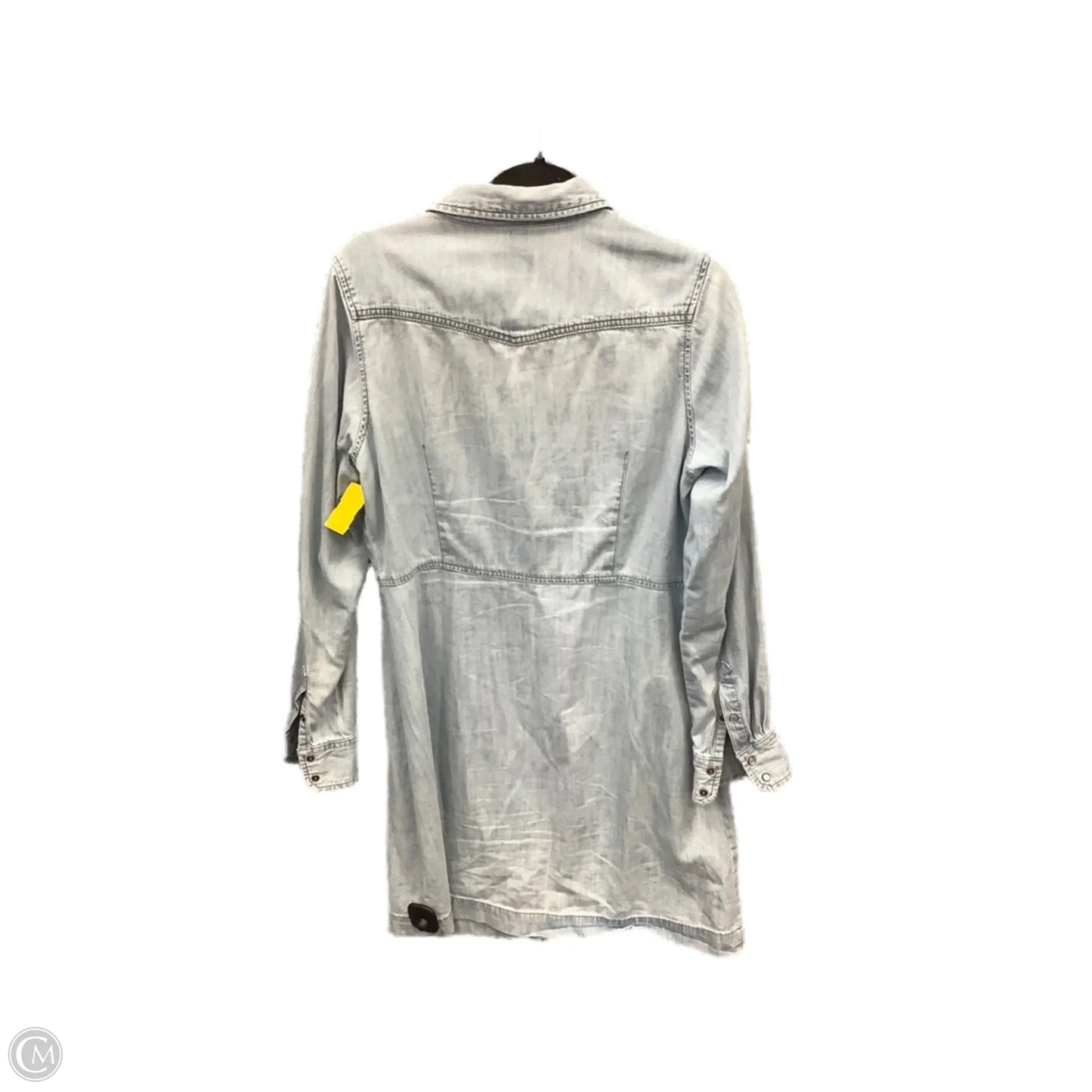 Dress Casual Midi By Universal Thread In Blue Denim, Size: M