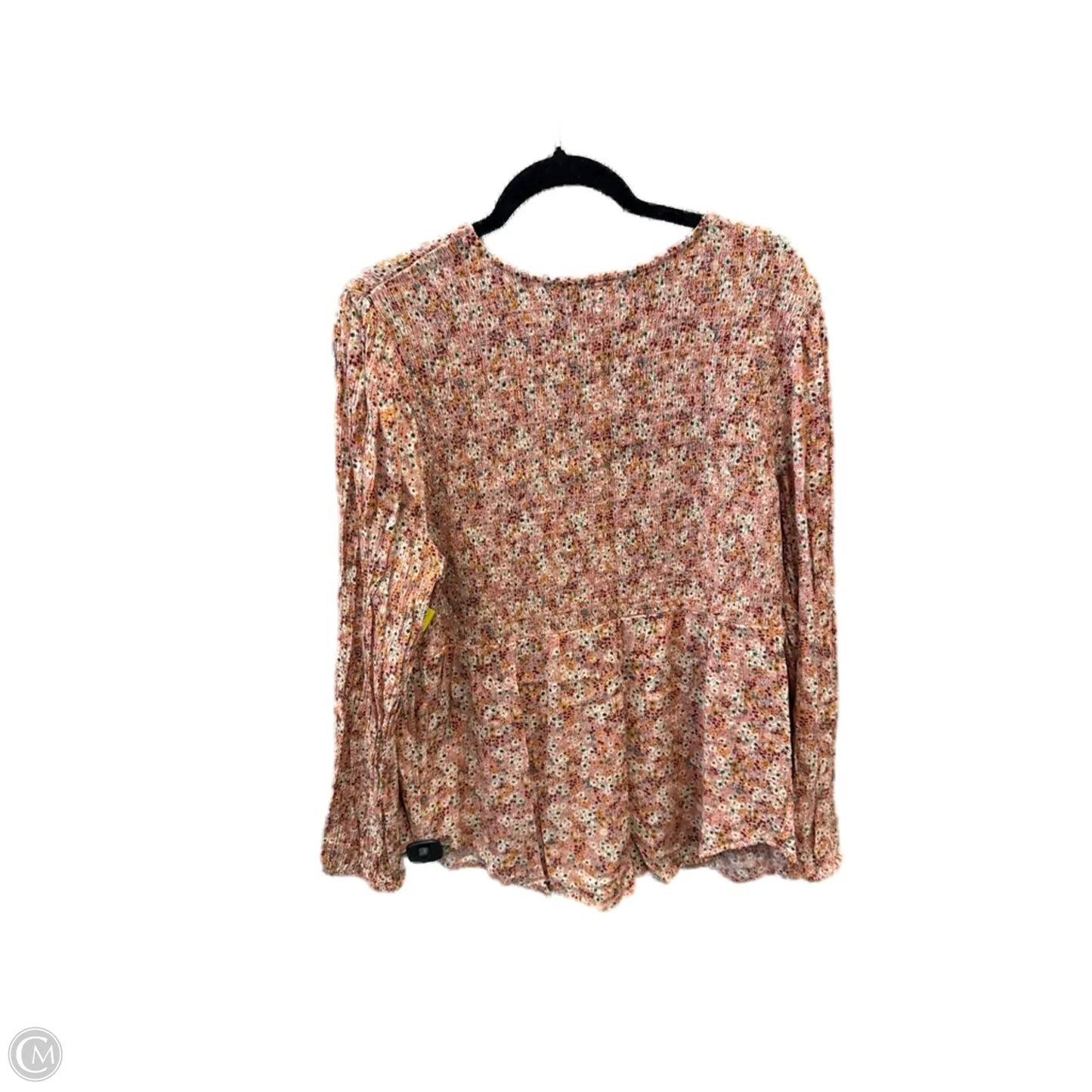 Top Long Sleeve By Sonoma In Floral Print, Size: 1x