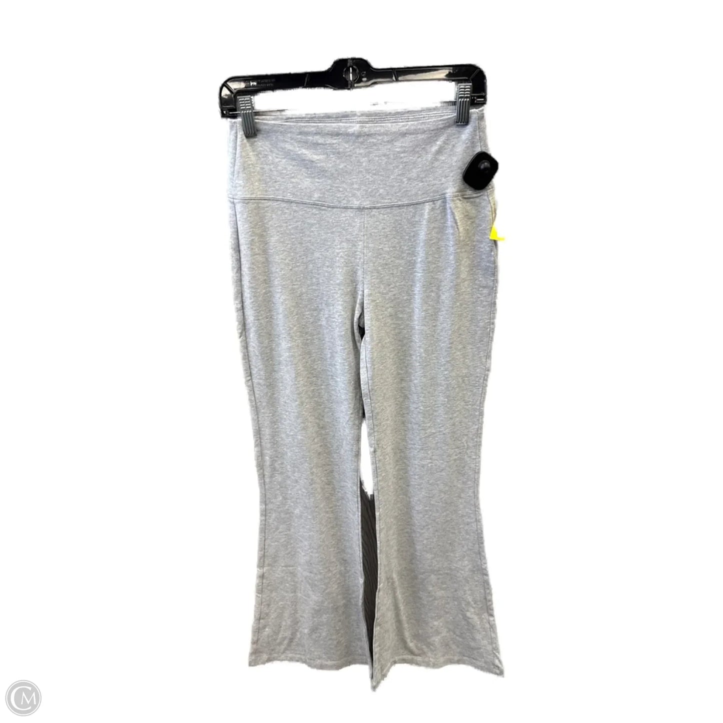 Athletic Leggings By Zenana In Grey, Size: L