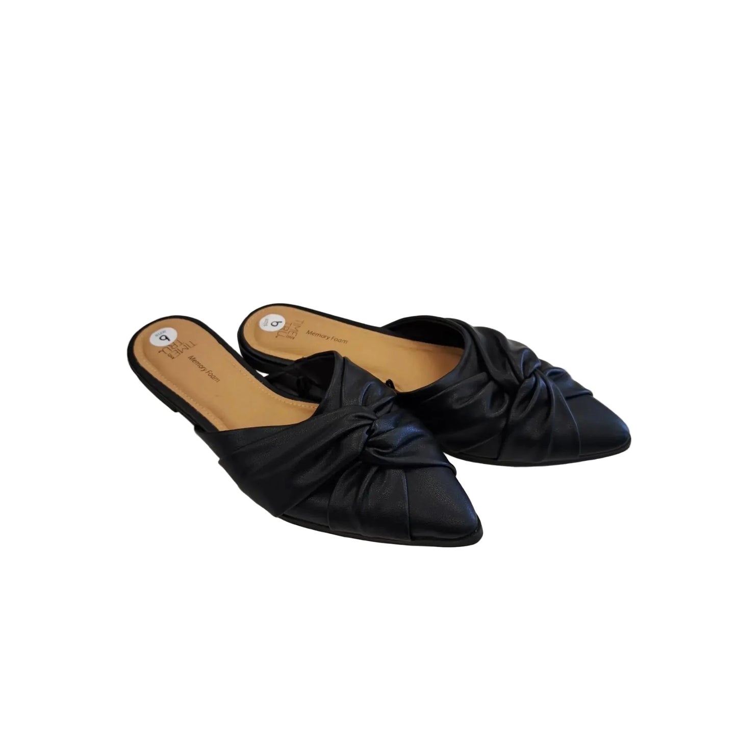 Shoes Flats By Time And Tru In Black, Size: 9