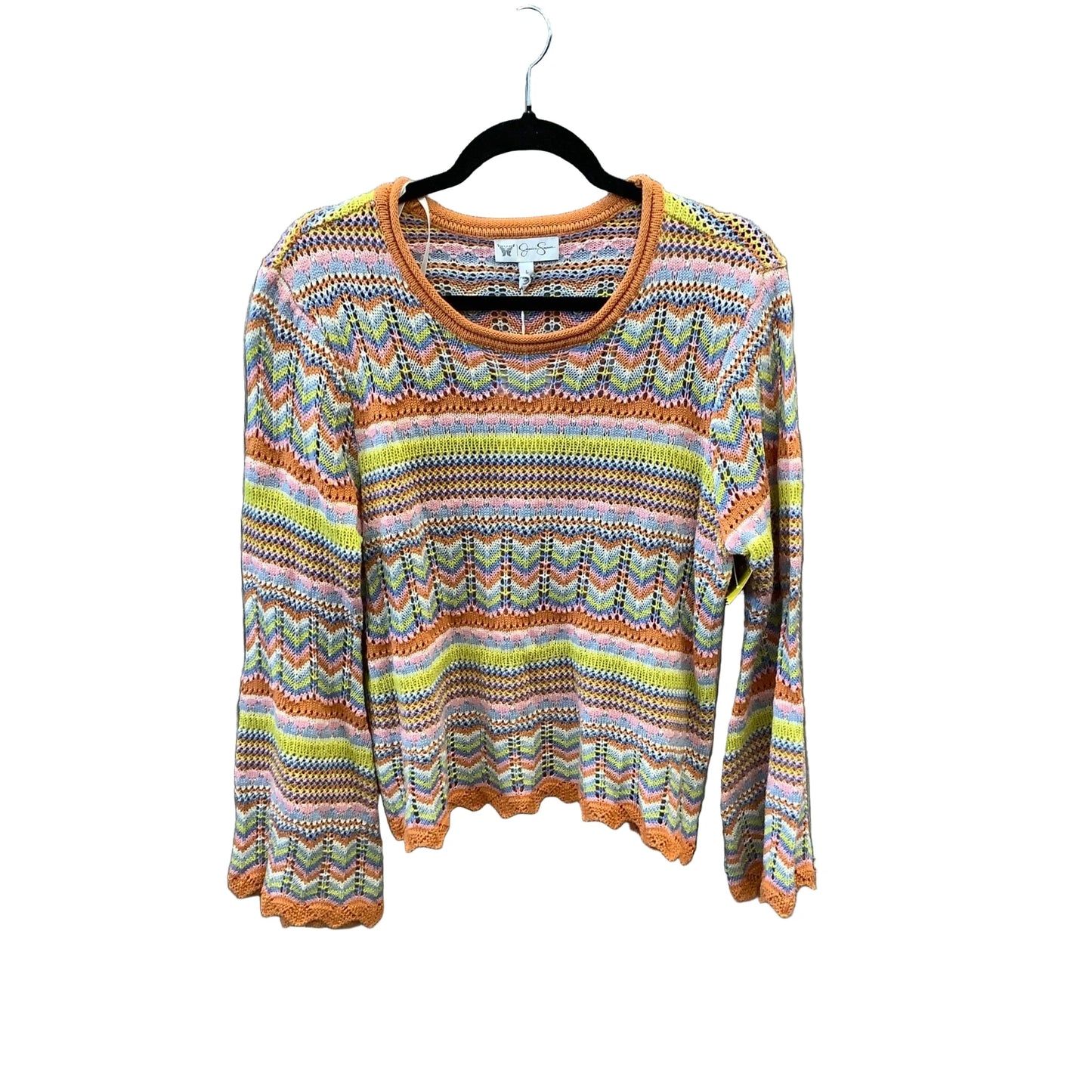 Sweater By Jessica Simpson In Multi-colored, Size: L