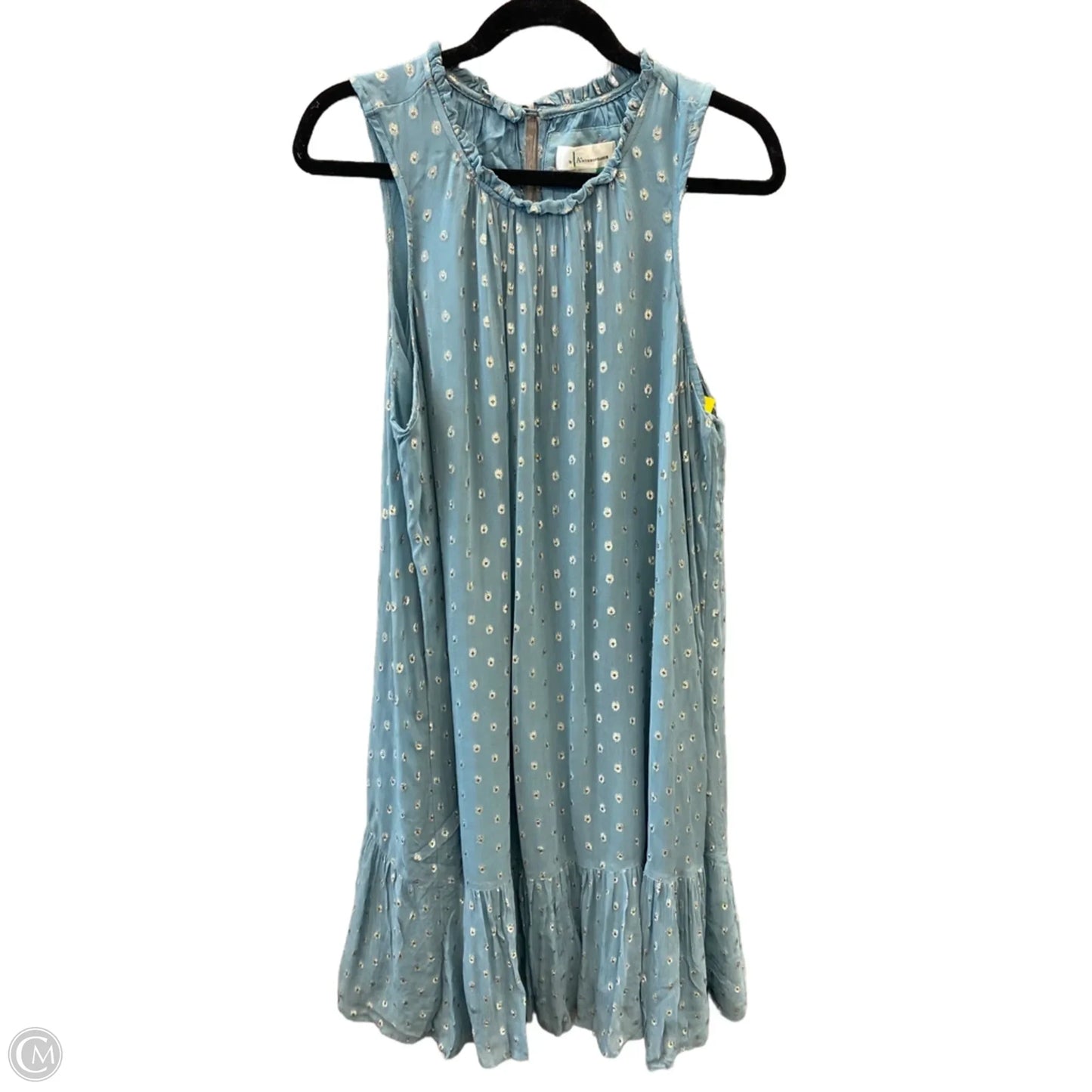Dress Casual Midi By Anthropologie In Blue, Size: 1x
