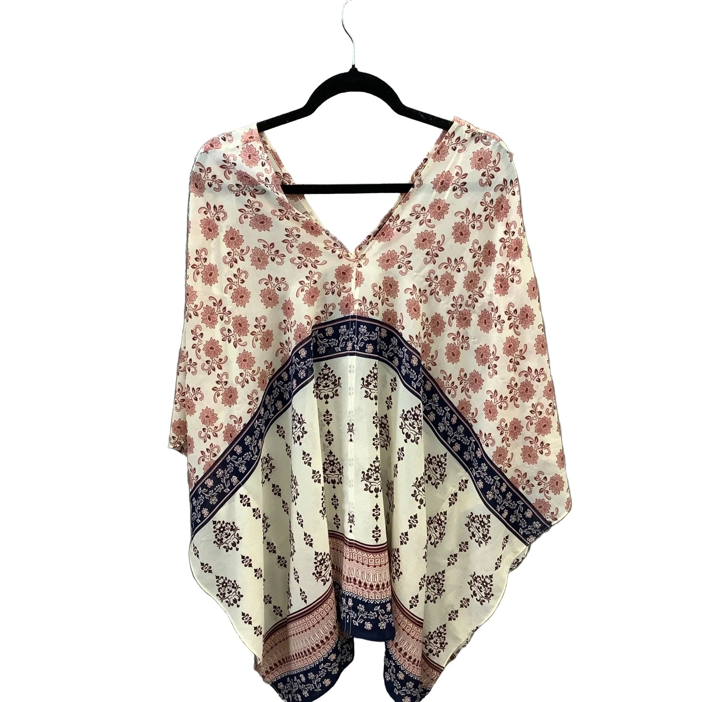 Top Short Sleeve By Vince Camuto In Multi-colored, Size: Xxl