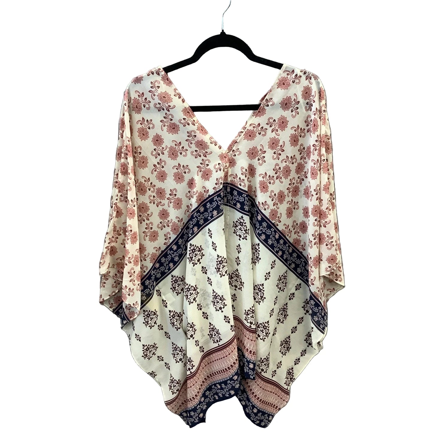 Top Short Sleeve By Vince Camuto In Multi-colored, Size: Xxl
