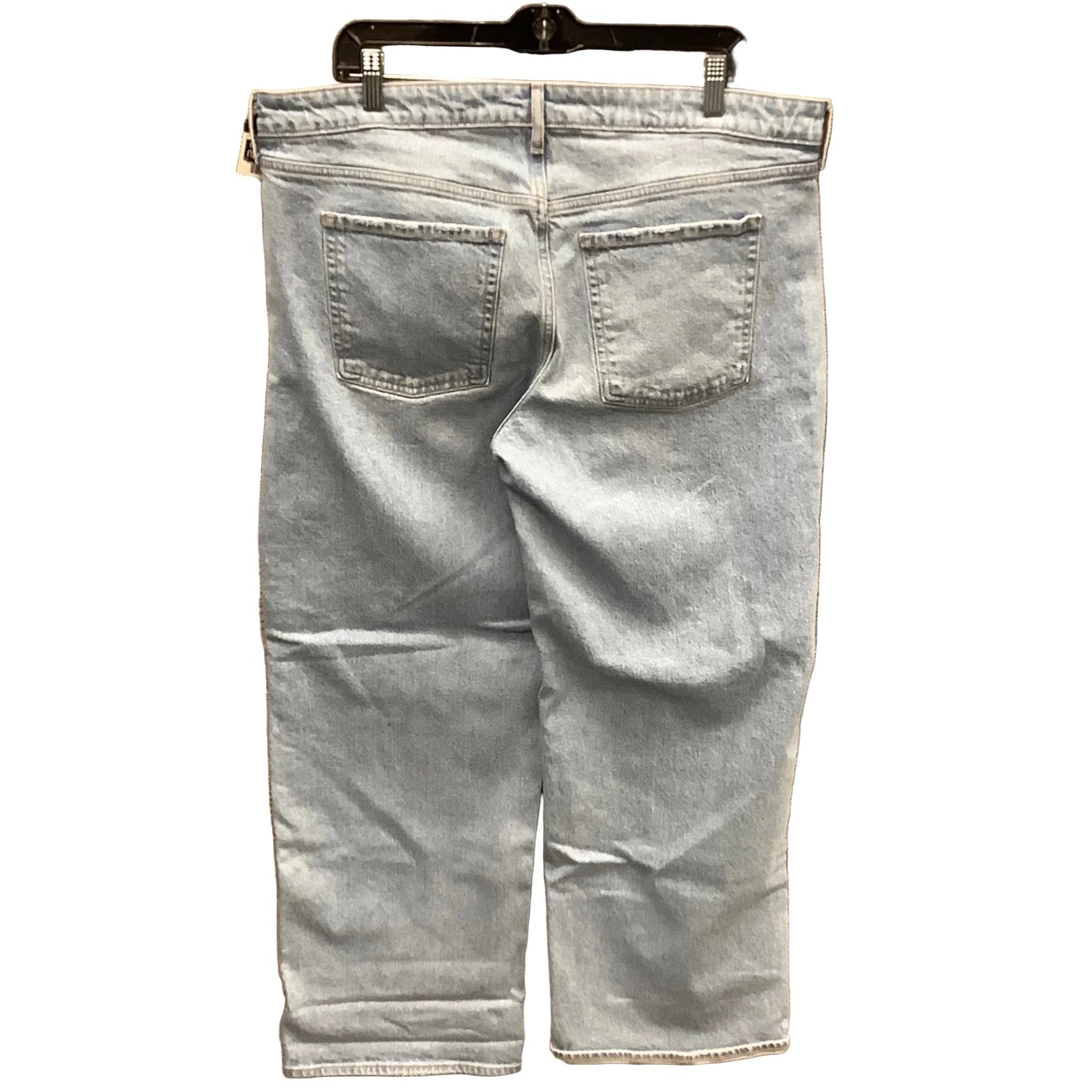 Jeans Straight By Old Navy In Blue Denim, Size: 14