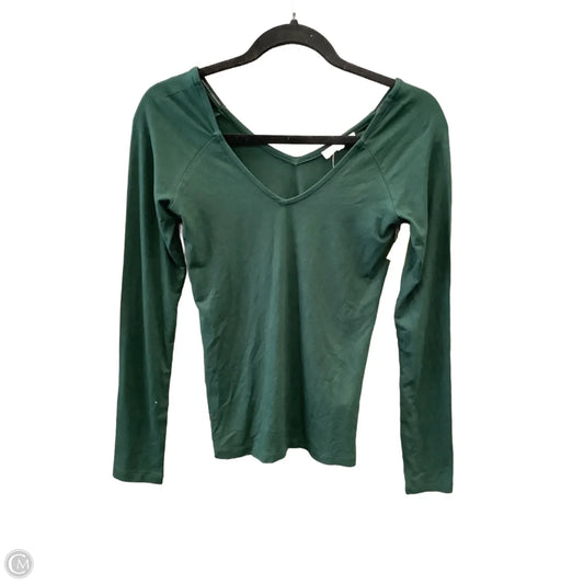 Top Long Sleeve By Madewell In Green, Size: S