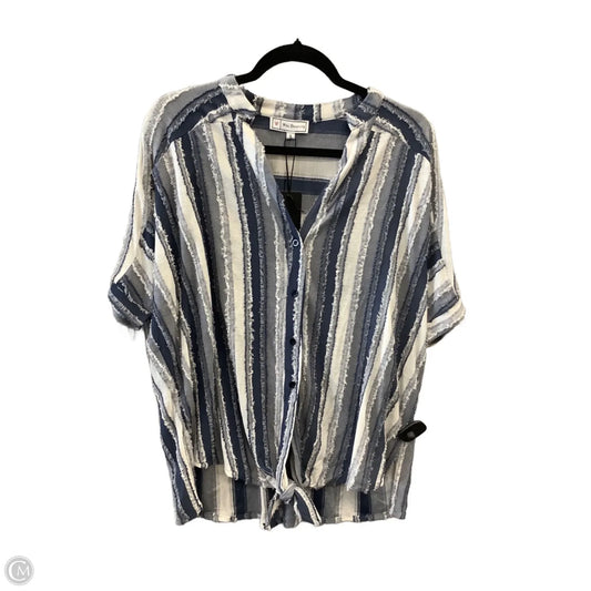 Top Short Sleeve By Clothes Mentor In Striped Pattern, Size: S