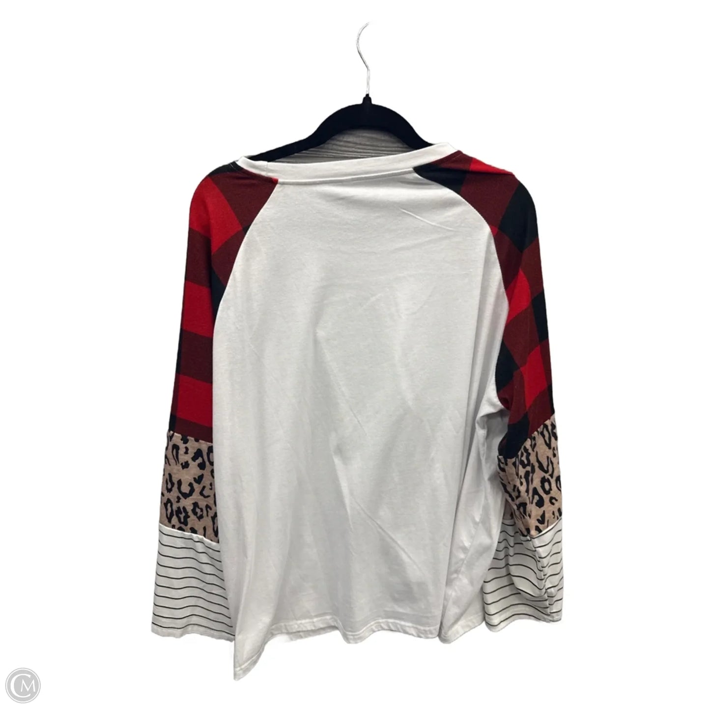 Top Long Sleeve By Clothes Mentor In White, Size: 3x