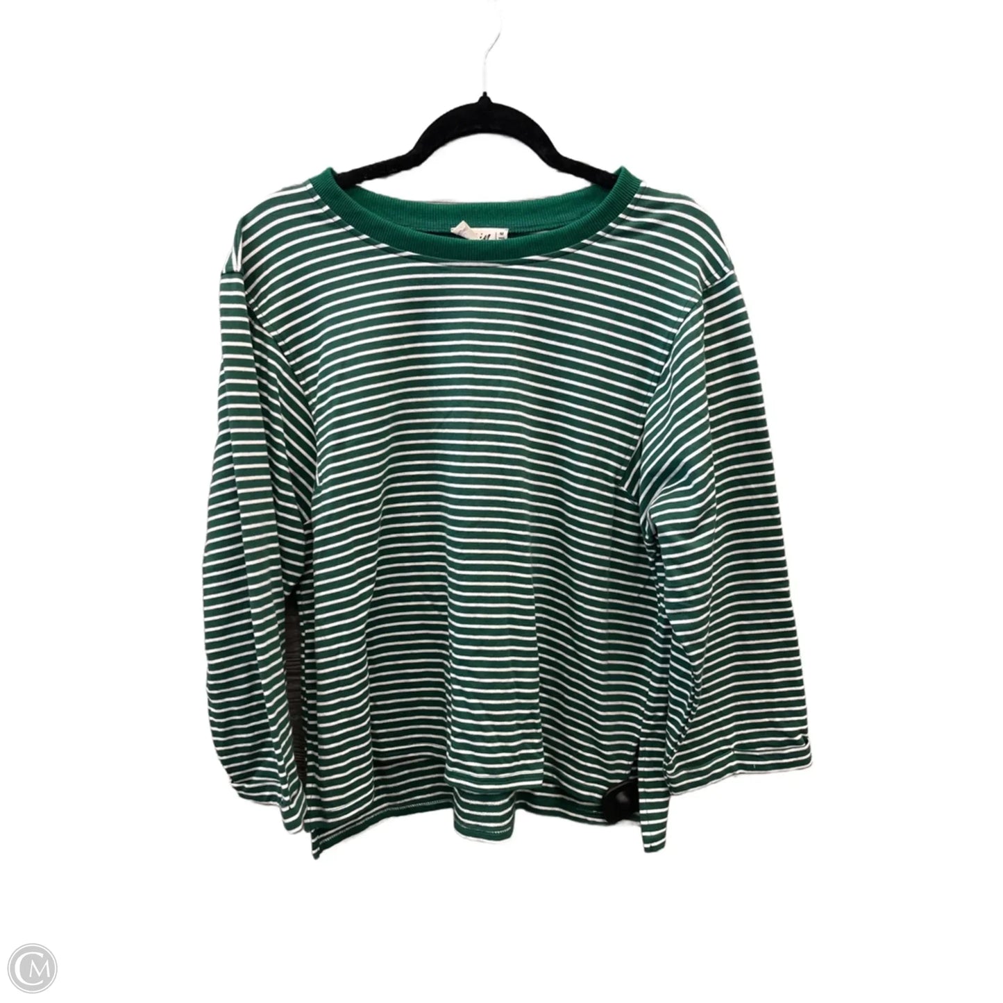 Top Long Sleeve By New In In Striped Pattern, Size: M