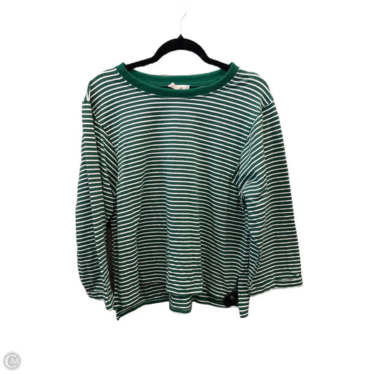 Top Long Sleeve By New In In Striped Pattern, Size: M