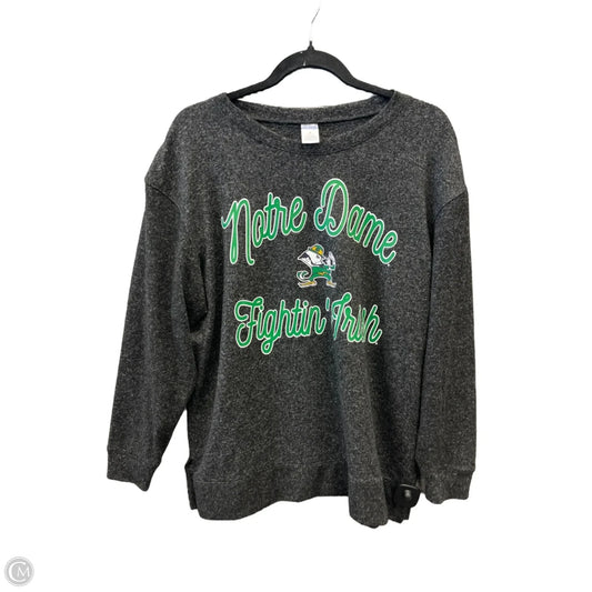 Top Long Sleeve By Clothes Mentor In Grey, Size: M