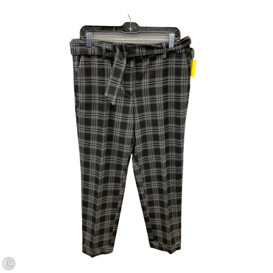 Pants Dress By Loft In Plaid Pattern, Size: 10