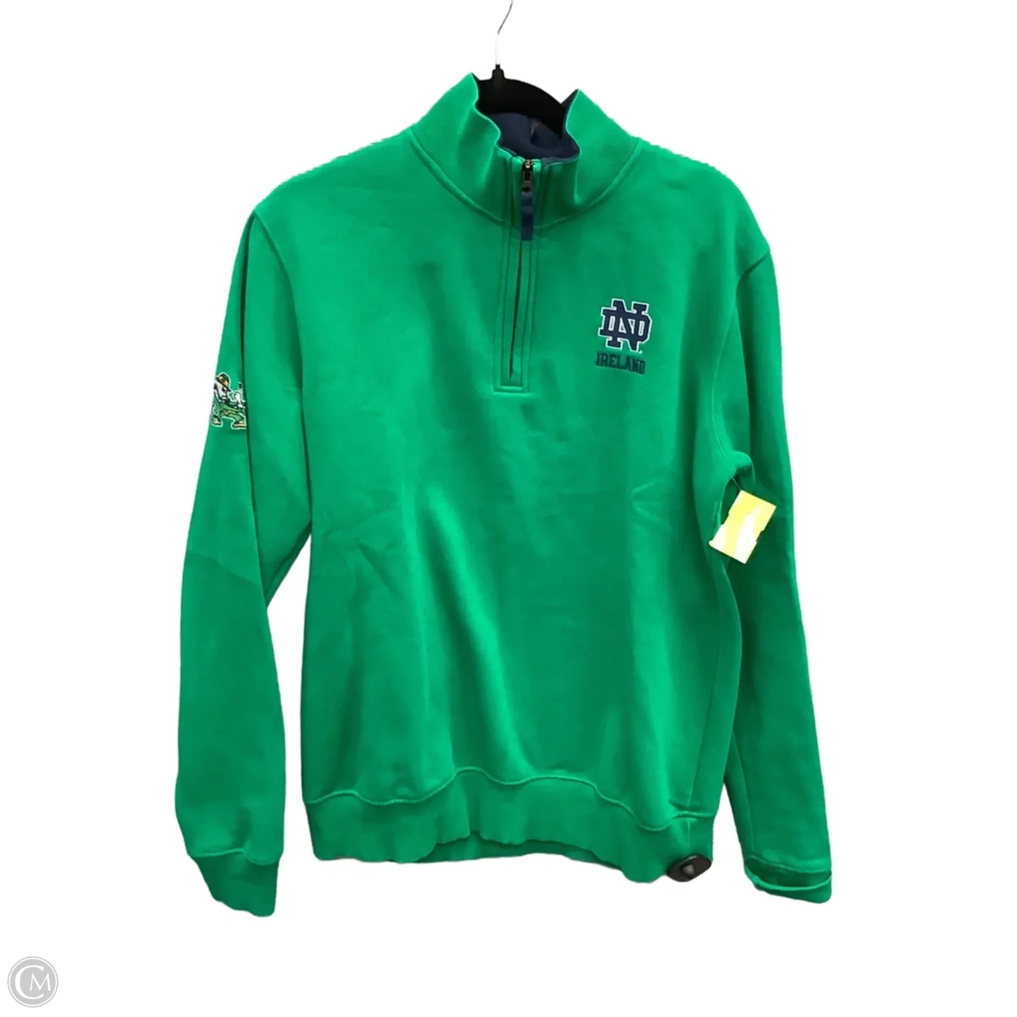 Sweatshirt Collar By Clothes Mentor In Green, Size: M
