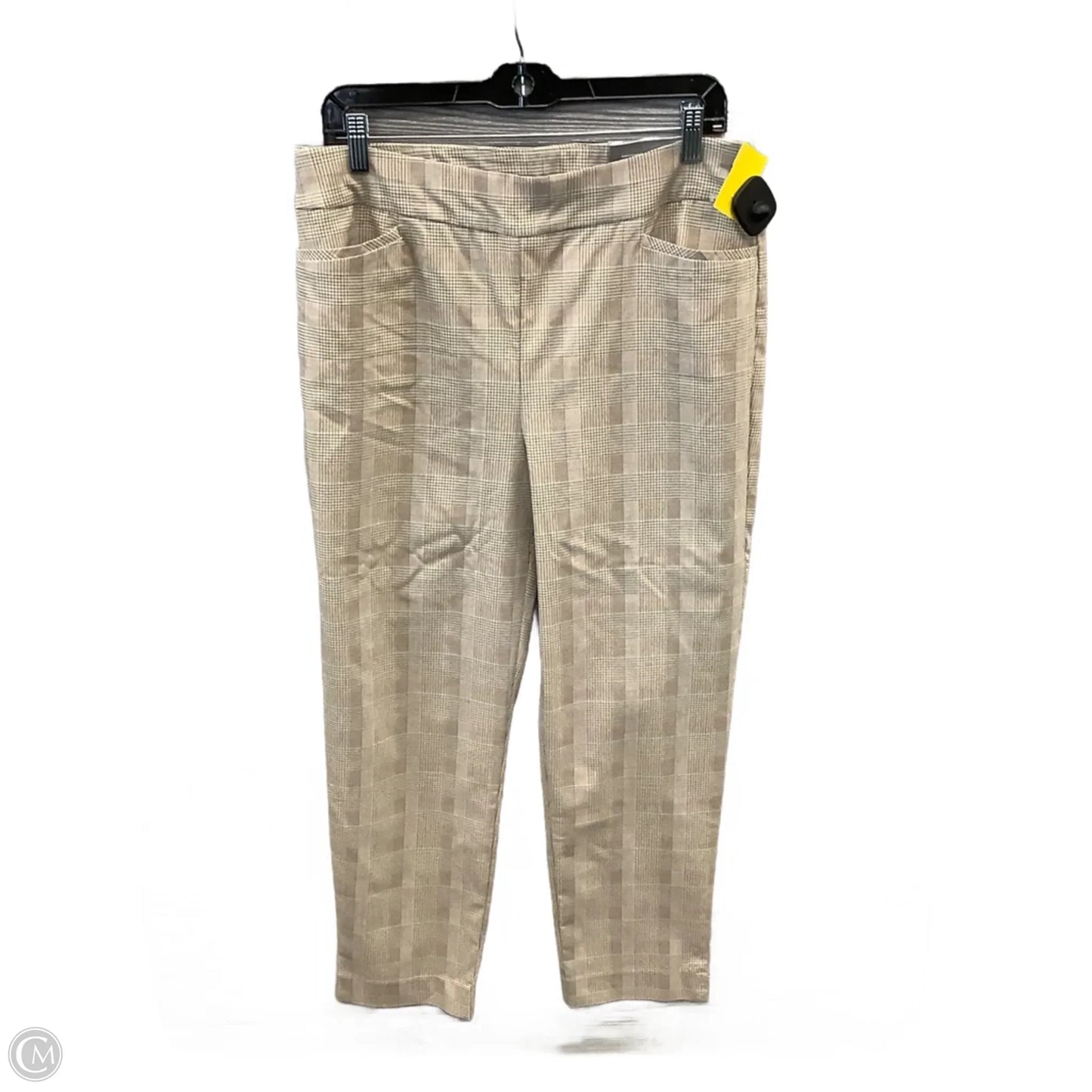 Pants Dress By Chicos In Plaid Pattern, Size: 8