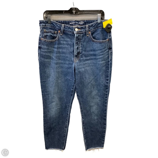 Jeans Straight By Old Navy In Blue Denim, Size: 12