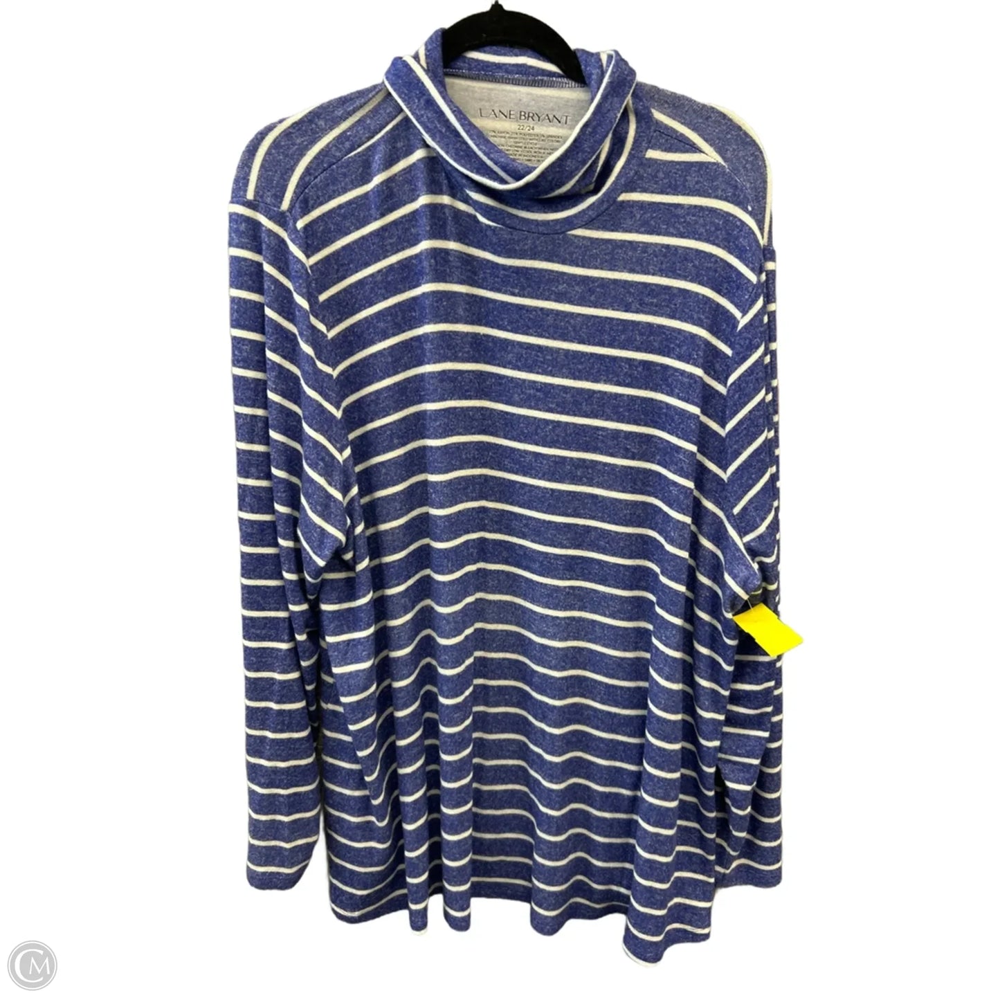 Top Long Sleeve By Lane Bryant In Striped Pattern, Size: 3x