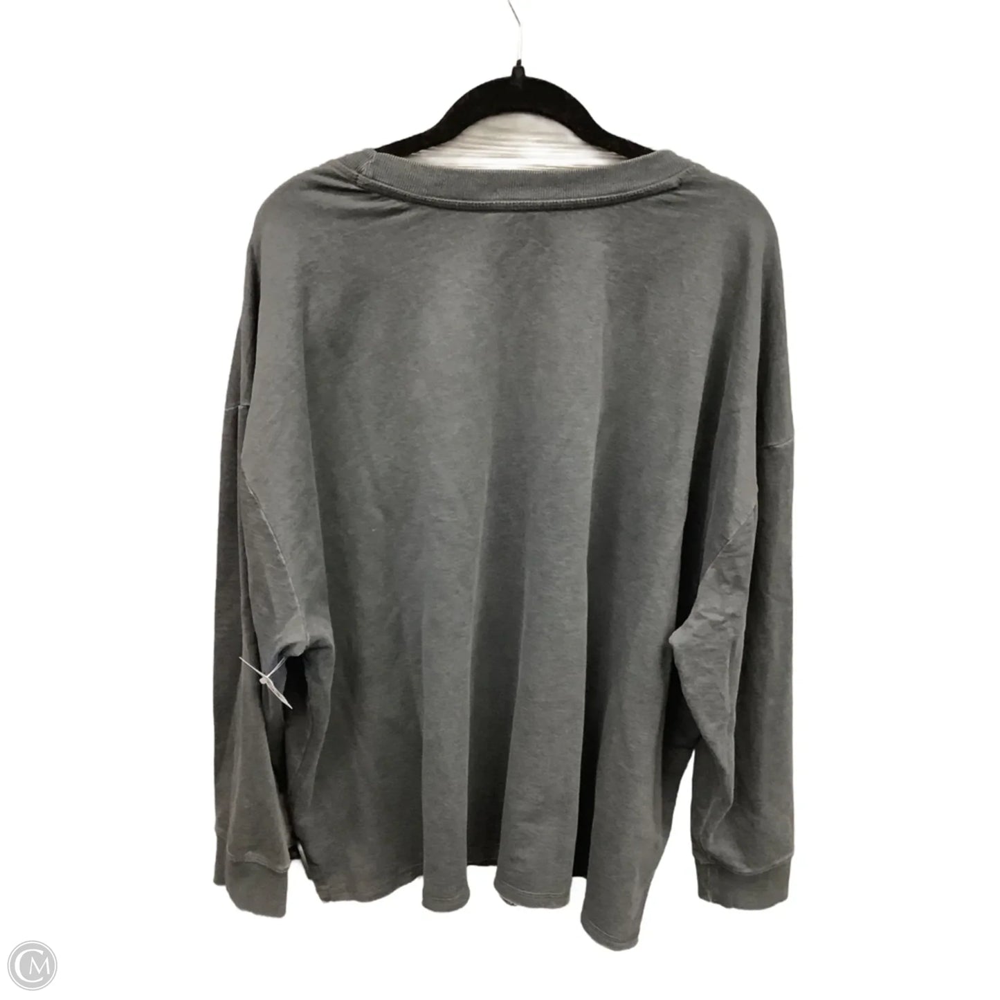 Top Long Sleeve By Maurices In Grey, Size: 3x