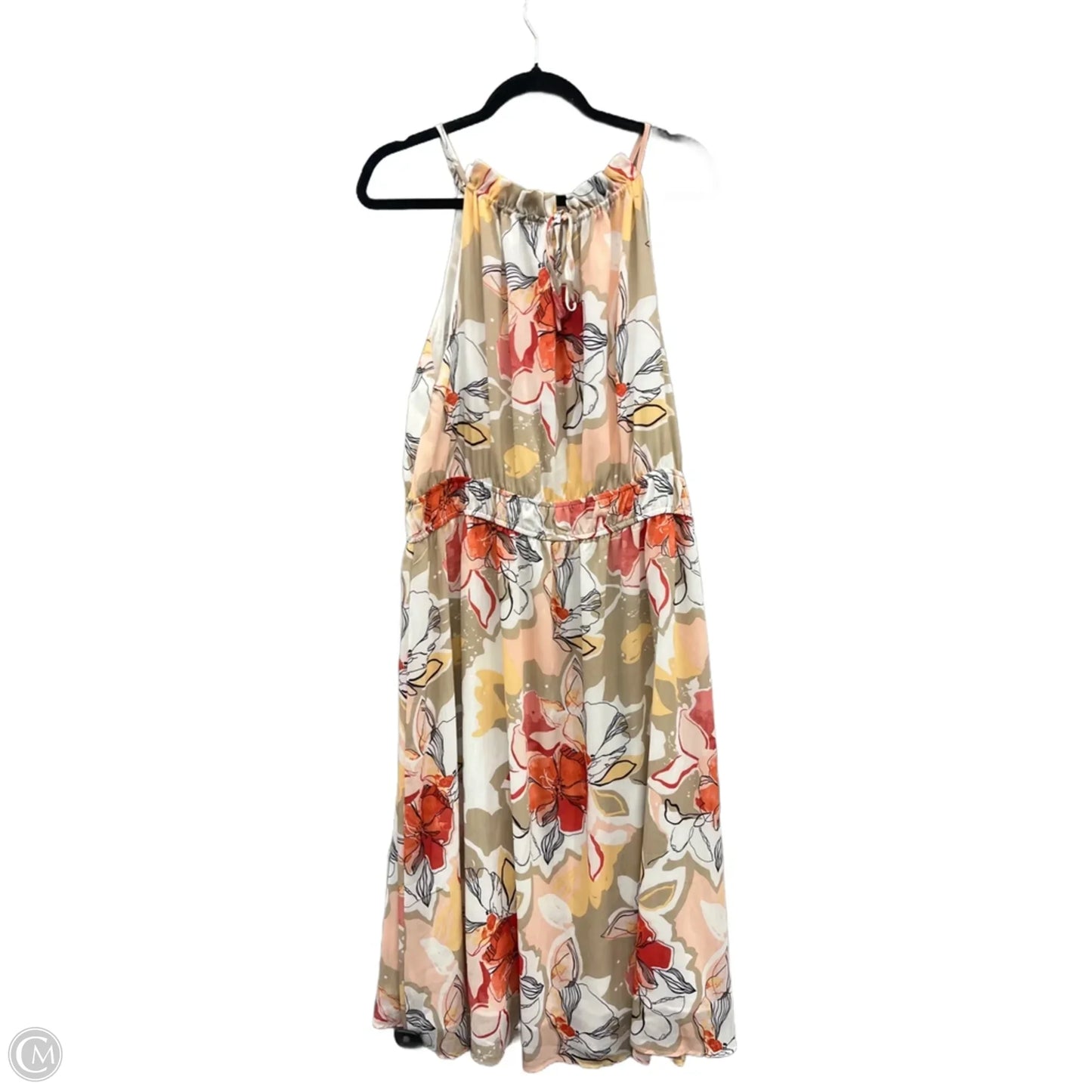 Dress Casual Maxi By Ophelia Roe In Floral Print, Size: 2x