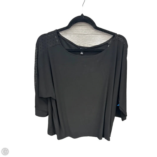 Top Long Sleeve By Jones New York In Black, Size: Xl