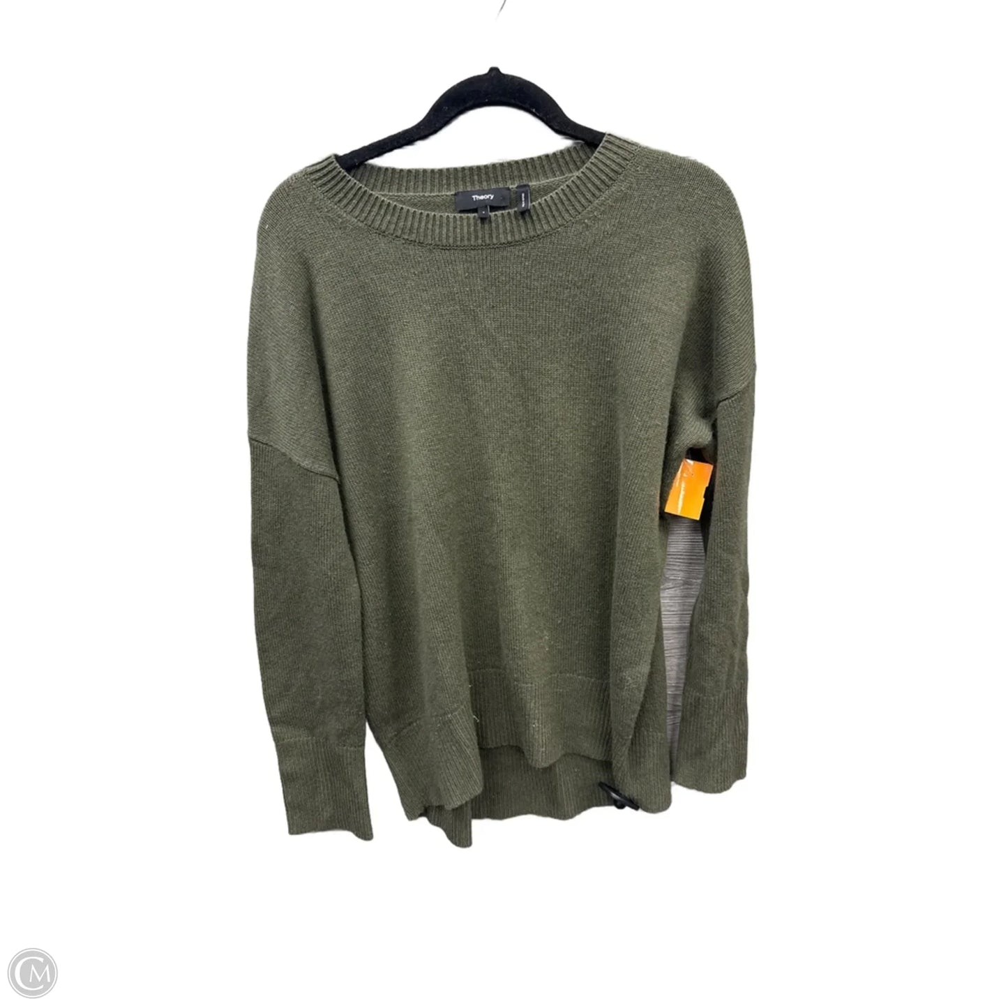 Sweater By Theory In Green, Size: S