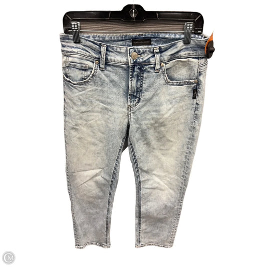 Jeans Straight By Silver In Blue Denim, Size: 4