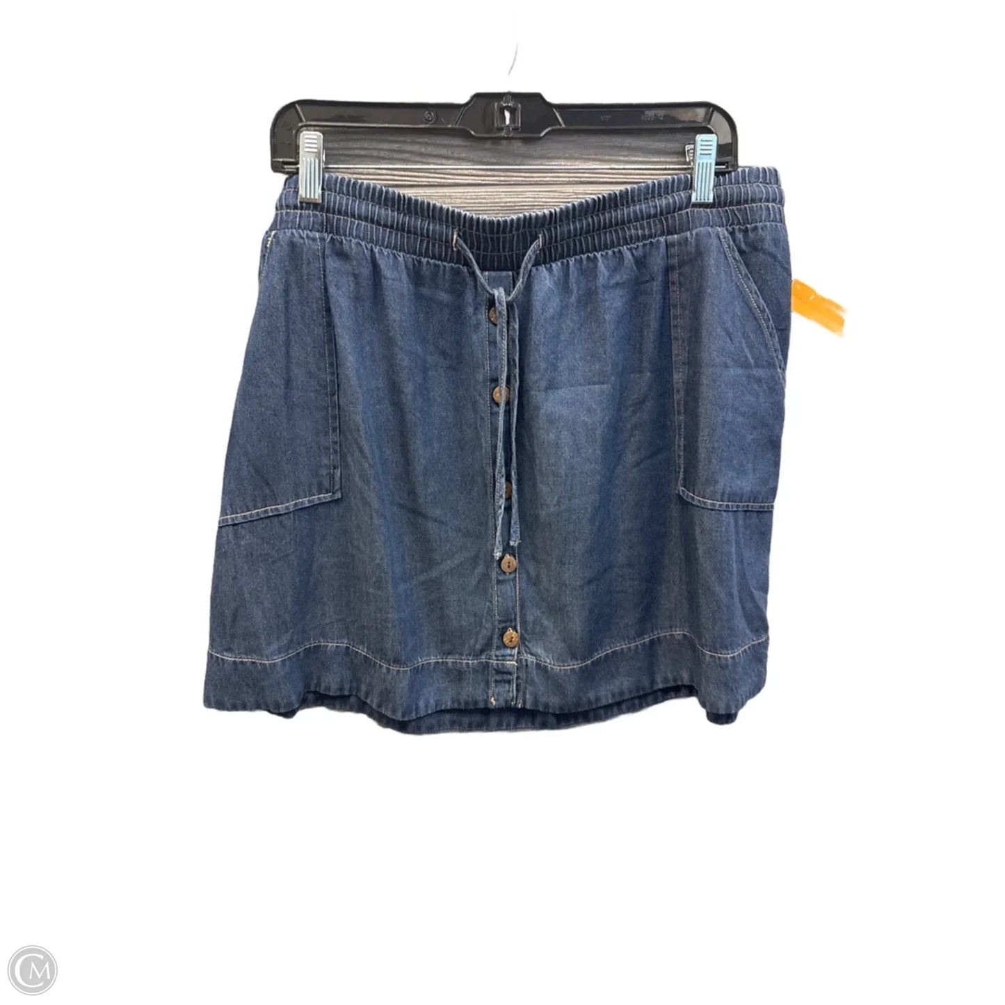 Skirt Mini & Short By Universal Thread In Blue Denim, Size: 12