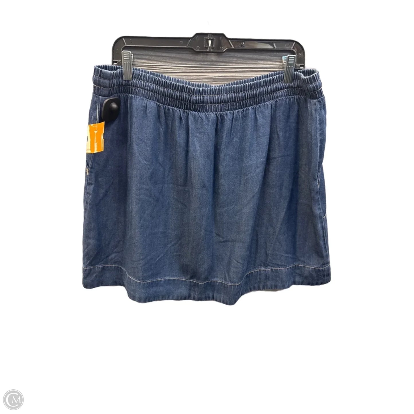 Skirt Mini & Short By Universal Thread In Blue Denim, Size: 12