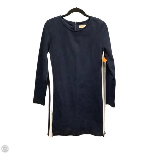 Dress Casual Midi By Michael By Michael Kors In Blue, Size: L
