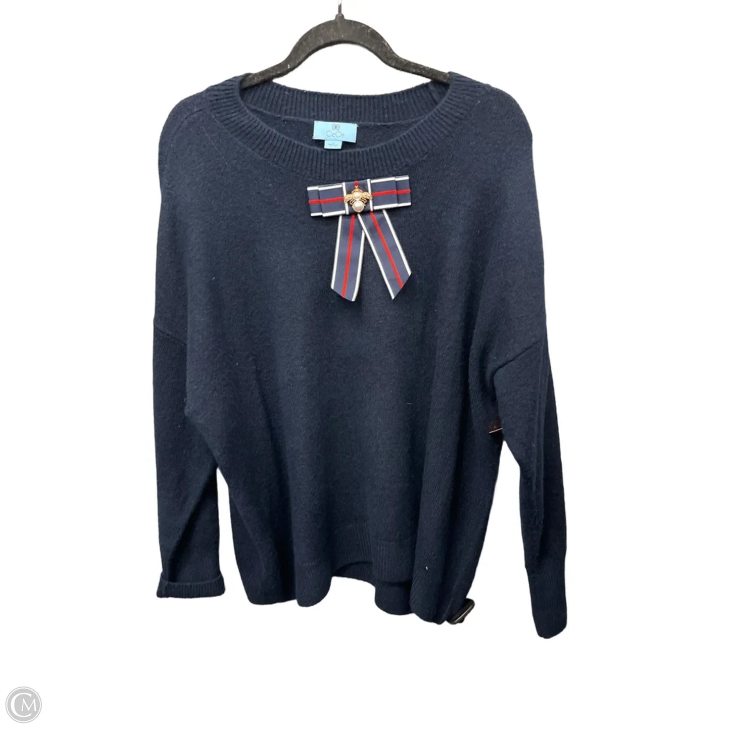 Sweater By Cece In Blue, Size: L
