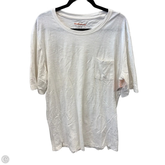 Top Long Sleeve By Weatherproof In White, Size: Xxl