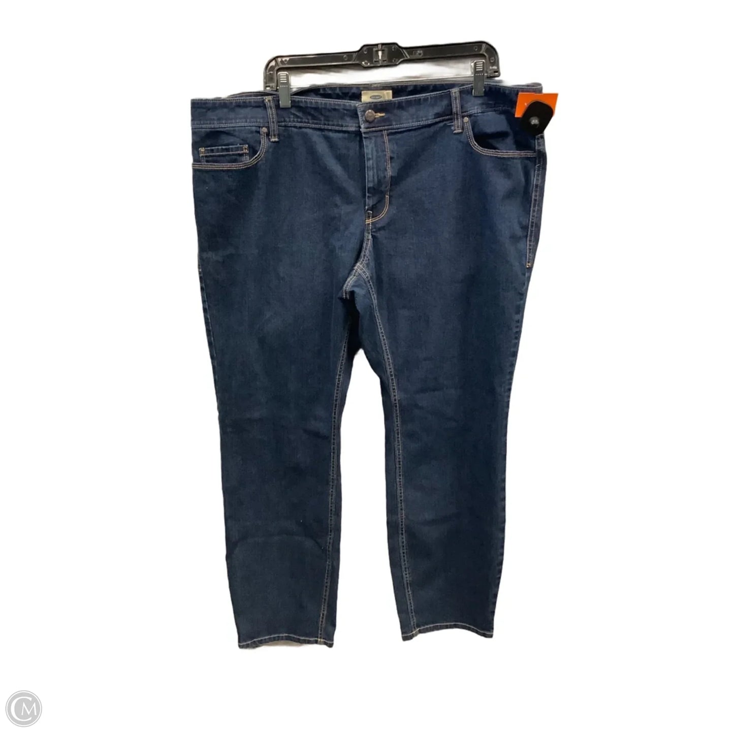 Jeans Straight By Old Navy In Blue Denim, Size: 22