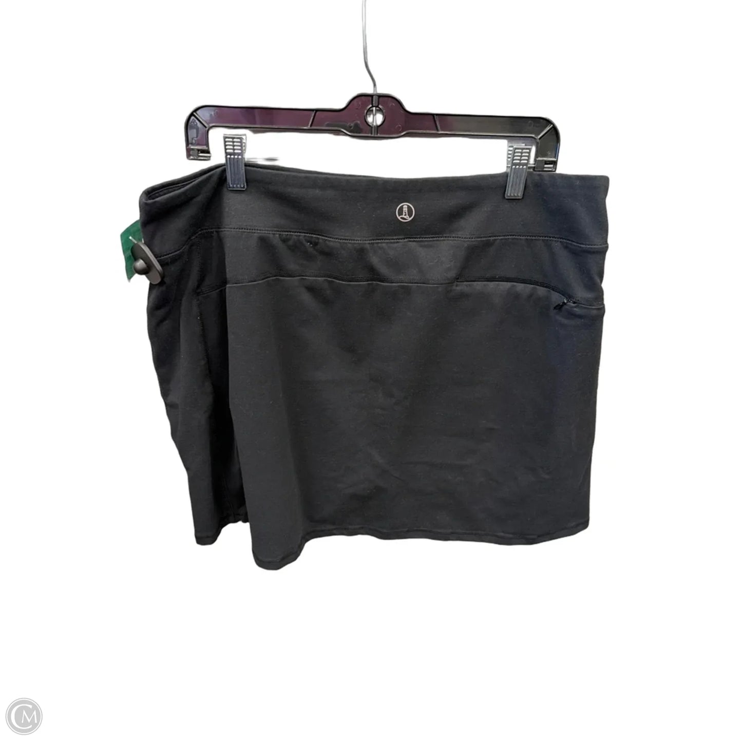 Athletic Skort By Lands End In Black, Size: 1x