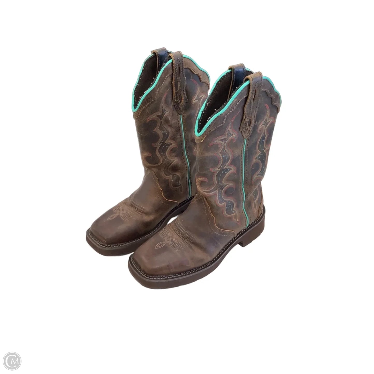 Boots Western By Justin In Brown, Size: 10
