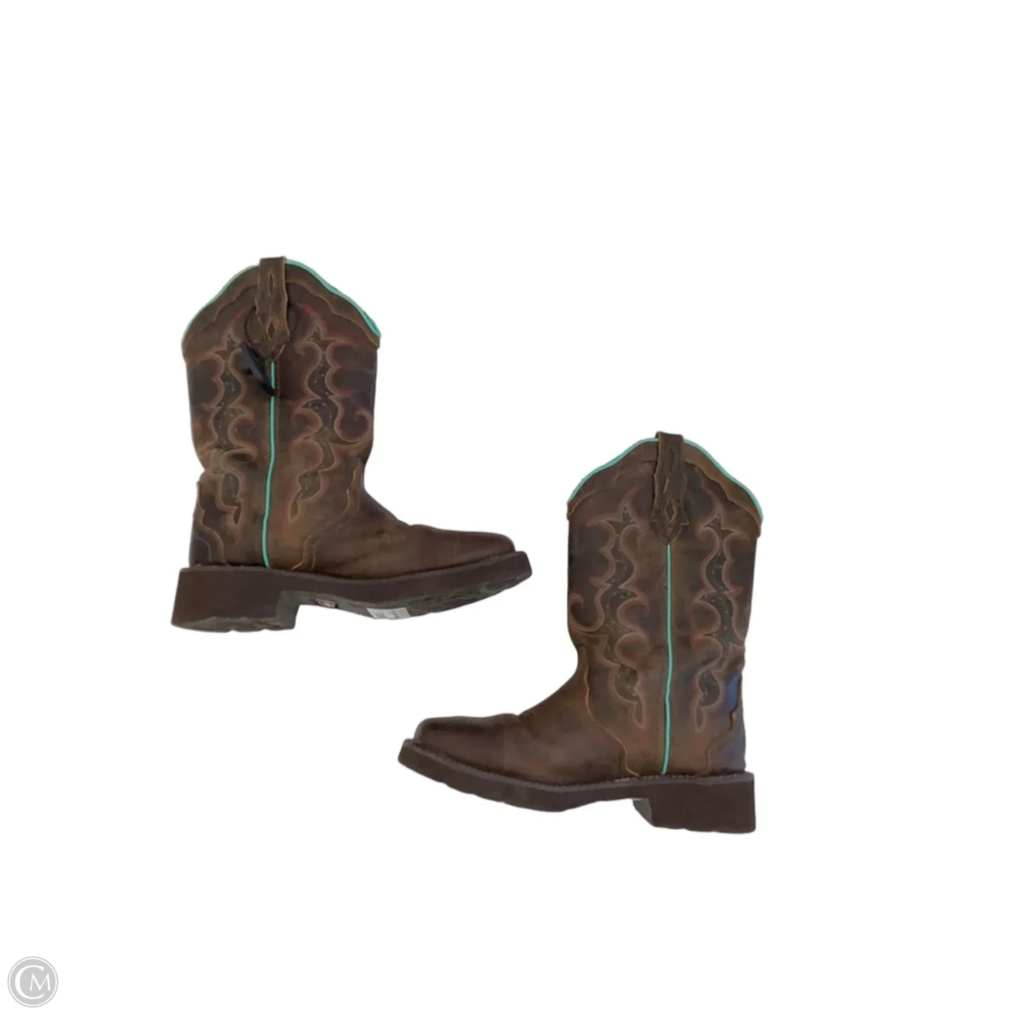 Boots Western By Justin In Brown, Size: 10