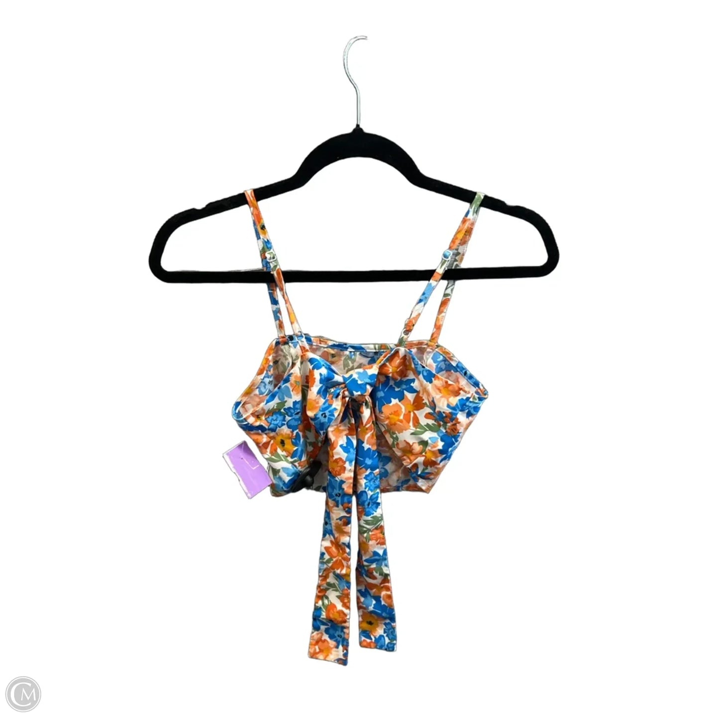 Top Sleeveless By Shein In Floral Print, Size: Xs
