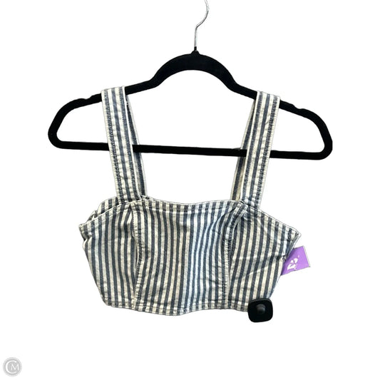 Top Sleeveless By Zara In Striped Pattern, Size: S