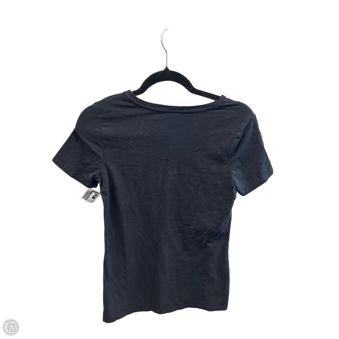 Top Short Sleeve Basic By Amazon Essentials In Black, Size: S
