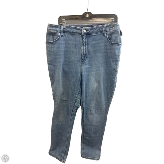 Jeans Straight By Old Navy In Blue Denim, Size: 18