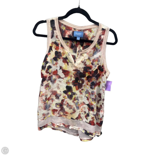 Top Sleeveless By Simply Vera In Multi-colored, Size: S