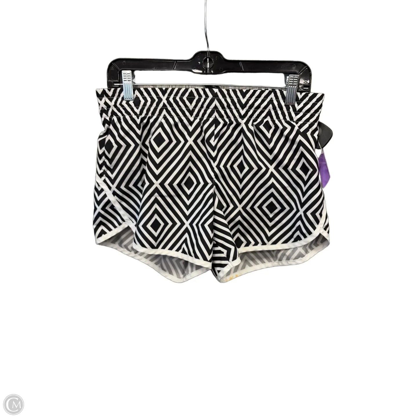 Athletic Shorts By Athletic Works In Black & White, Size: M