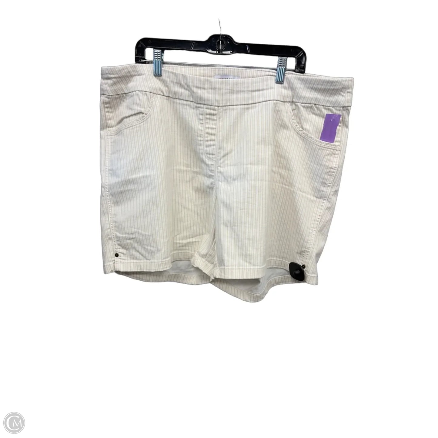 Shorts By Liz Claiborne In Striped Pattern, Size: 20