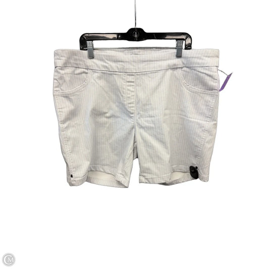 Shorts By Liz Claiborne In Striped Pattern, Size: 20