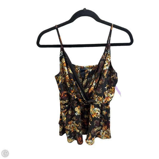 Top Sleeveless By Daytrip In Floral Print, Size: S