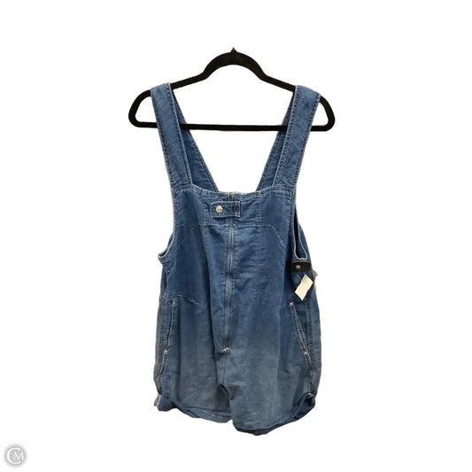 Shortalls By Free People In Blue Denim, Size: L